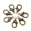Tibetan Style Alloy Lobster Claw Clasps LS-PALLOY-O027-AB01-5
