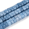 Dyed Natural White Jade Beads Strands G-T143-17I-4