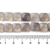 Natural Grey Agate Beads Strands G-K359-B12-01-5