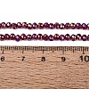 Baking Electroplate Glass Beads Strands DGLA-TAC0003-2mm-02-4