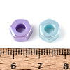 UV Plating Opaque Acrylic Beads SACR-T018-31M-4