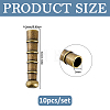 10Pcs Retro Zinc Alloy Cord Ends FIND-FH0017-97AB-2