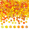 7 Strands 7 Style Electroplate Transparent & Opaque Solid Color Glass Beads Strands EGLA-HY0001-03A-1