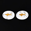 Natural Howlite Cabochons G-T143-28N-1
