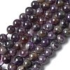 Natural Amethyst Beads Strands G-G779-8MM-05A-3