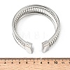 Iron Multi-strand Snake Chain Cuff Bangles for Women BJEW-P390-01A-P-3