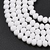 Opaque Glass Beads Strands GLAA-G125-01C-01-4