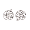 Buddhist 304 Stainless Steel Pendants STAS-E521-06B-P-2