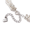Shell Pearl Beads Bracelets BJEW-JB10694-4