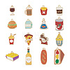 30pcs 15 style Alloy Enamel Pendants ENAM-CF0001-02-3