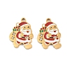 Christmas 304 Stainless Steel Enamel Pendants SA-CBA85C0-02I-G-1