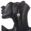 3 Pairs Natural & Synthetic Mixed Stone Dangle Earrings EJEW-MZ00722-5