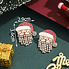 Alloy Enamel Stud Earrings FS-WG7AF48-29-1