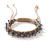 Alloy Beads Braided Bead Bracelets WG69B67-02-3