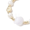 Natural Cultured Freshwater Pearl Link Bracelets BJEW-JB10345-3