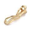 Alloy Alligator Hair Clips AJEW-A061-01A-G-2