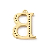 Rack Plating Brass Micro Pave Cubic Zirconia Pendant KK-H449-76G-10-2
