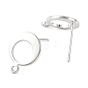 SHEGRACE Brass Stud Earring Findings XGRQ64370-853P-2