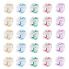 50Pcs Acrylic European Beads MACR-TADJ0001-13J-1
