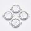 Alloy Enamel Links Connectors ENAM-TAC0003-01S-04F-1