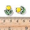 Transparent Glass Enamel Beads LAMP-C023-01C-4