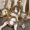 4Pcs 4 Styles Vintage Resin Photo Frame Stands AJEW-GA0010-60-3
