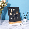 Acrylic 70 Holes Earring Display Stands EDIS-WH0006-13-2