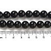 Natural Black Onyx Round Bead Strands G-R198-10mm-4