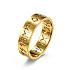 Hollow Word Stainless Steel Finger Rings FIND-PW0020-13E-G-1