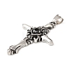 Easter 304 Stainless Steel Pendants STAS-F363-02A-AS02-2