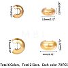 Brass Crimp Beads Covers KK-PH0036-09-2