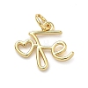 Brass Pendants KK-C156-25G-1