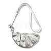 Soft Leather Croissant Clutch Bags AJEW-M043-04D-2