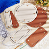   6Pcs 6 Style PU Leather Knitting Crochet Bags Nail Bottom Shaper Pad FIND-PH0009-91-5