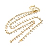 Brass Cable Chain Necklace Making KK-K337-12G-03-1