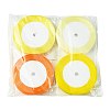 8Rolls 4 Colors Single Face Satin Ribbon OCOR-FS0001-10A-7