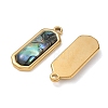 Natural Paua Shell Pendants SH-CBA11D7-32B-G-2