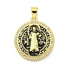 Rack Plating Brass Micro Pave Cubic Zirconia Pendants KK-B091-22G-02-1