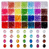 2380Pcs 28 Colors Transparent Acrylic Beads TACR-PH0001-87-1