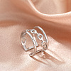 304 Stainless Steel Cuff Rings FS-WGFBCF4-24-1
