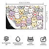 Plastic Waterproof Card Stickers STIC-WH0032-001-10