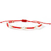 Glass Seed Beads & Imitation Pearl Round Beads Adjustable Bracelets YO0732-3-1