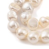 Electroplated Shell Pearl Beads Strands BSHE-C006-01C-3