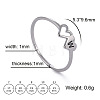 304 Stainless Steel Finger Rings for Women Men FS-WGB974C-70-1