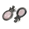 Natural Rose Quartz Pendants G-I370-09AS-06-2