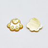 Yellow Shell Charms SSHEL-S264-014B-2