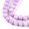 Baking Paint Glass Beads Strands DGLA-N012-8mm-02-3