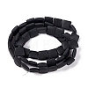 Transparent Frosted Glass Beads Strands X-FGLA-S001-01F-2