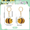 9Pcs Cotton Keychain KEYC-ME00022-2