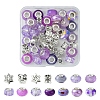 DIY Tibetan Style Alloy & Resin European Beads Making Finding Kits DIY-FS0006-78D-1